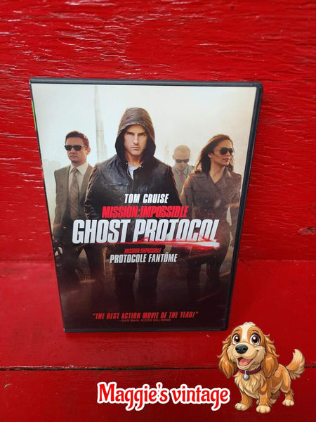 Mission: Impossible Ghost Protocol (DVD, 2012)  * BILINGUE DISC LIKE NEW*
