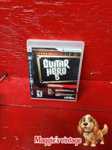 Guitar Hero 5 - Sony Playstation 3 PS3 - NO MANUAL DISC LIKE NEW