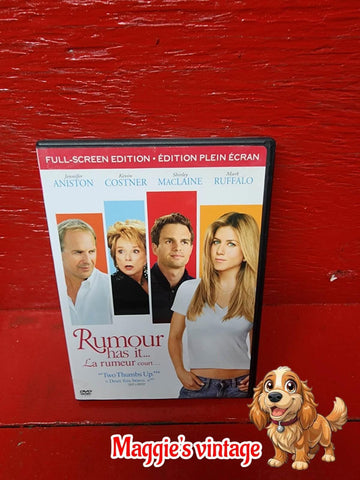 Rumor Has It... (DVD, 2006, Canadian, Full Screen) *BILINGUE DISC LIKE NEW*