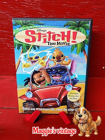 Stitch! The Movie (DVD) *BILINGUE DISC LIKE NEW* RARE!!!!