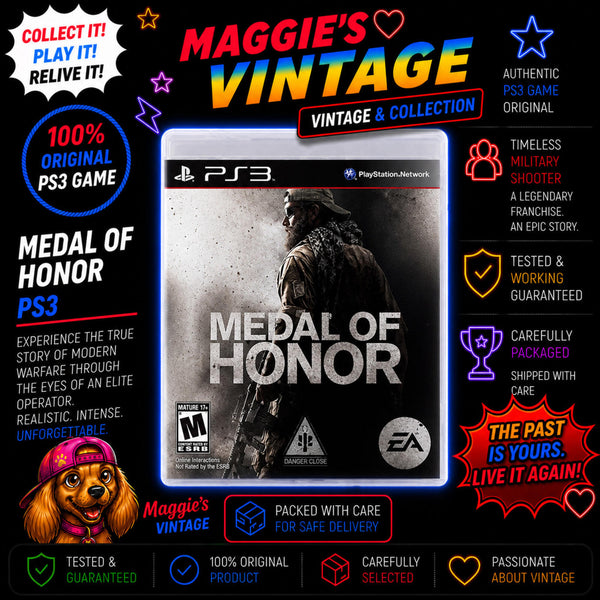 Medal of Honor Limited Edition (PlayStation 3 PS3 BIC DISC LIKE NEW