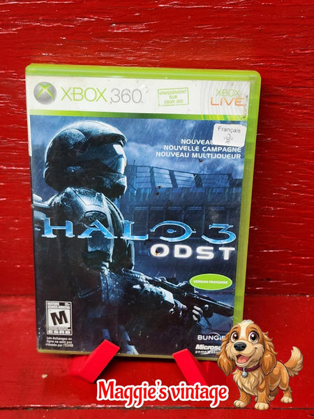 Halo 3: ODST (Microsoft Xbox 360, 2009) French *CIB DISC LIKE NEW*