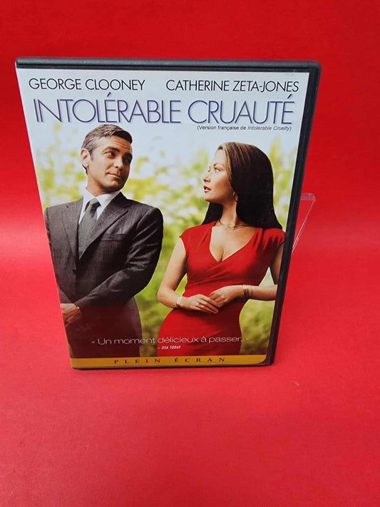 Intolerable Cruelty (DVD, 2003) * BILINGUE  LIKE NEW*