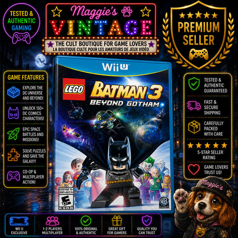 LEGO Batman 3 Beyond Gotham Nintendo Wii U CIB DISC LIKE NEW