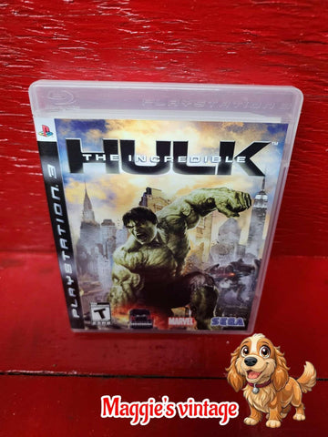 Incredible Hulk - Sony PlayStation 3 Complete PS3 Game  *CIB DISC LIKE NEW*