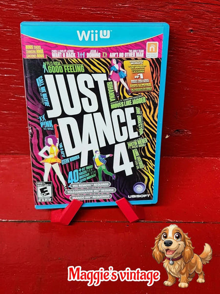 Just Dance 4 (Nintendo Wii U, 2012) *CIB DISC LIKE NEW*