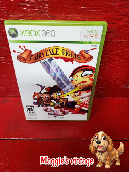 Fairytale Fights (Microsoft Xbox 360, 2009)  Includes Manual * CIB DISC LIKE NEW