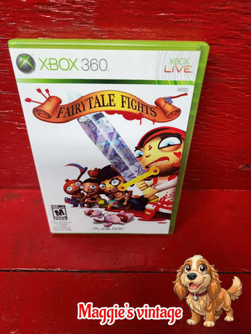 Fairytale Fights (Microsoft Xbox 360, 2009)  Includes Manual * CIB DISC LIKE NEW