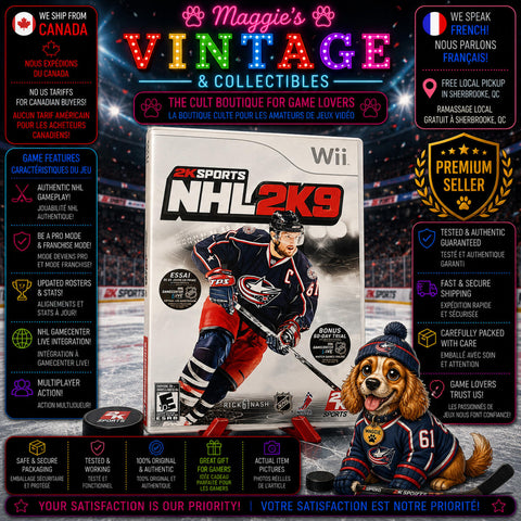 NHL 2K9 Wii CIB DISC LIKE NEW