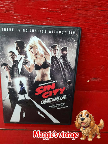 Sin City: A Dame To Kill For (DVD, 2014)  *BILINGUE DISC LIKE NEW*
