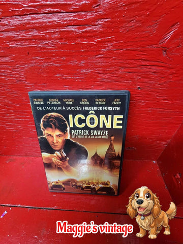 Icône - DVD french audio only - Patrick Swayze *DISC LIKE NEW*
