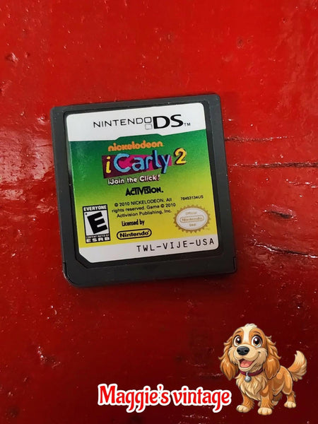 iCarly 2: iJoin the Click (Nintendo DS, 2010) *CART ONLY CLEANED AND TESTED