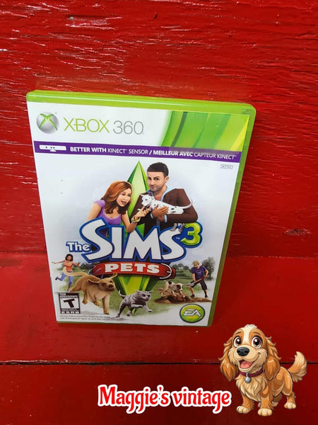 The Sims 3 Pets Microsoft Xbox 360 Game *CIB DISC LIKE NEW*