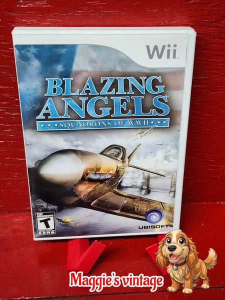 Blazing Angels: Squadrons of WWII (Nintendo Wii, 2007)   *CIB COMPLETE DISC LIKE