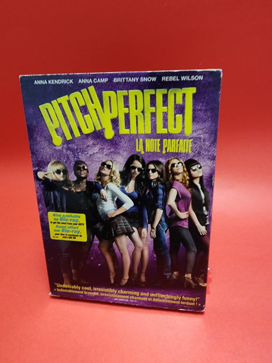 Pitch Perfect (DVD, 2012, Canadian).  Bilingue like new! Cardboard cover