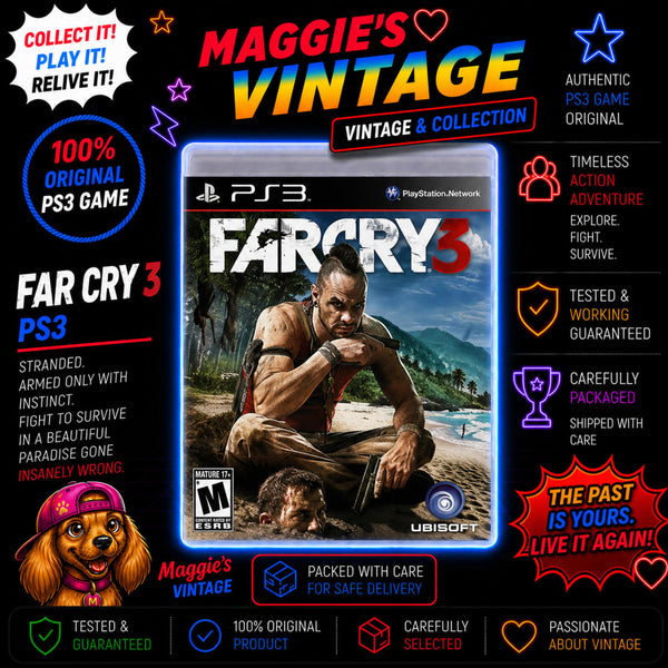 Far Cry 3 Playstation 3 PS3 CIB Complete DISC LIKE NEW