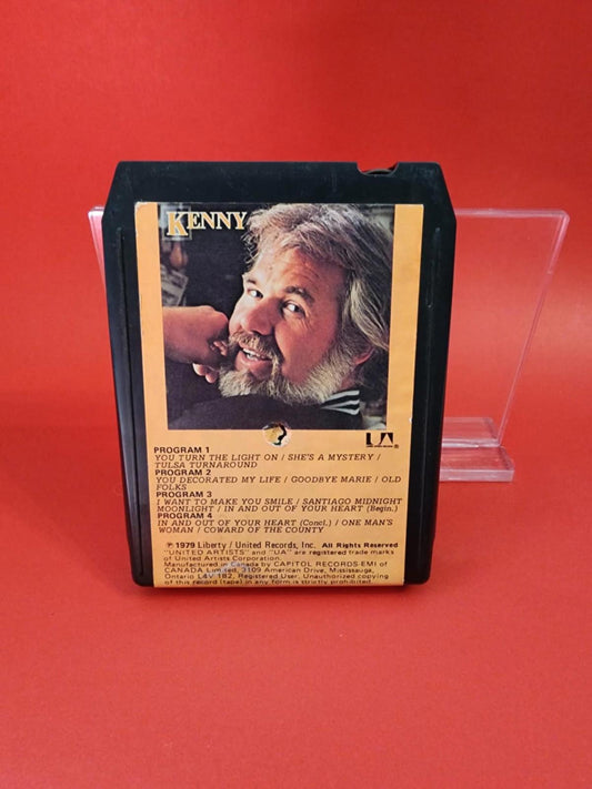 Kenny Rogers - Kenny  - cassette 8 track tape  - good condition!