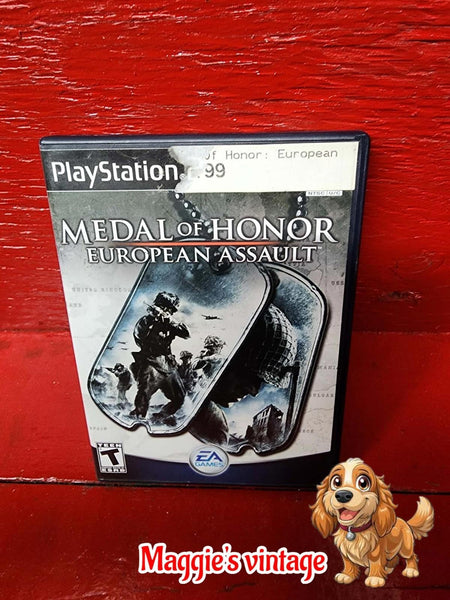 Medal of Honor: European Assault (Sony PlayStation 2, 2005) *CIB DISCK LIKE NEW*