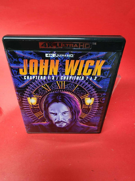 John Wick: 3 Film Collection (4K UHD, 2019) *BILINGUE LIKE NEW*