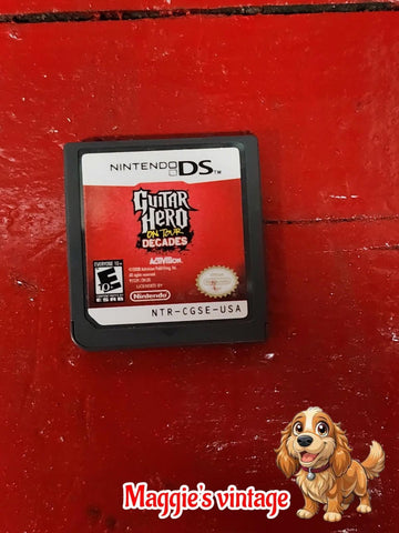 🇨🇦Guitar Hero: On Tour Decades (Nintendo DS) *CART ONLY CLEANED AND TESTED