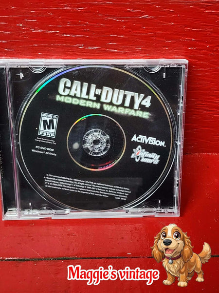 Call Of Duty 4 Modern Warfare (Activision Infinity Ward 2007) CD ONLY