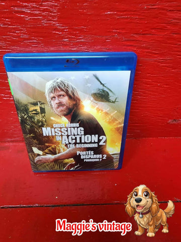 Missing in Action 2 The Beginning Blu-ray 1985  *BILINGUE DISC LIKE NEW*