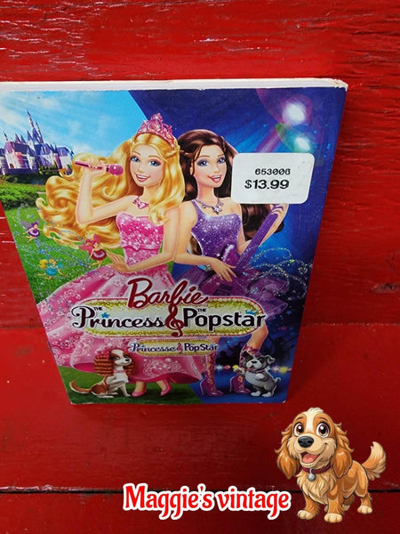 Barbie The Princess &amp; The Popstar DVD  *BILINGUE DISC LIKE NEW