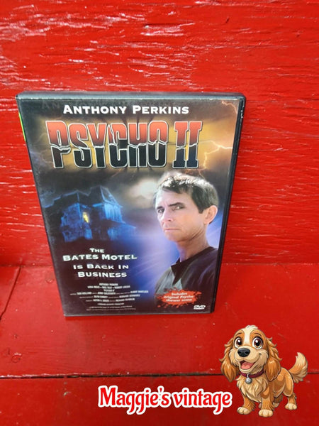 Psycho 2 DVD 1983 Tom Holland Anthony Perkins OOP *BILINGUE DISC LIKE NEW* RARE!