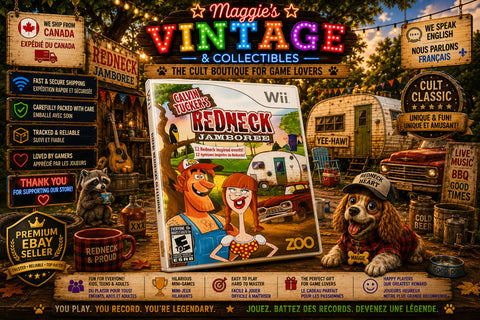Calvin Tucker's Redneck: Jamboree (Nintendo Wii, 2008) CIB DISC LIKE NEW