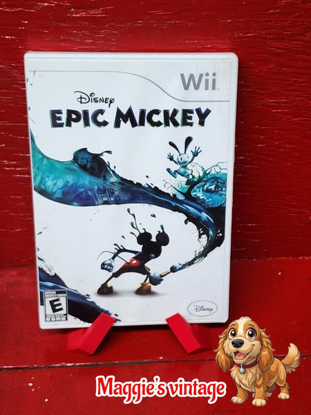 Epic Mickey - Nintendo Wii *CIB DISC LIKE NEW*