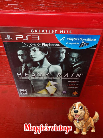 Heavy Rain : Director's Cut - PlayStation 3   *CIB DISC LIKE NEW*