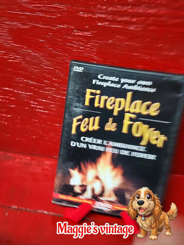 Fireplace (DVD) HOLIDAY MUDIC DISC LIKE NEW