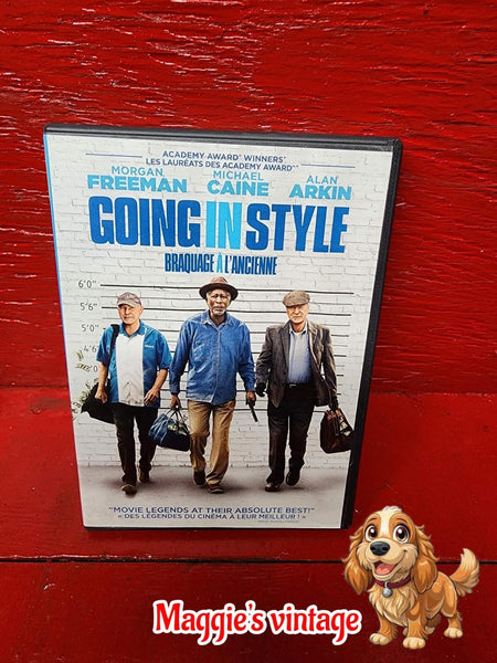Going In Style (DVD 2017) MORGAN FREEMAN  * BILINGUE DISC LIKE NEW*
