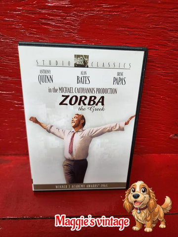 Zorba the Greek (DVD, 2004) Fox Studio Classics #21 *BILINGUE DISC LIKE NEW*