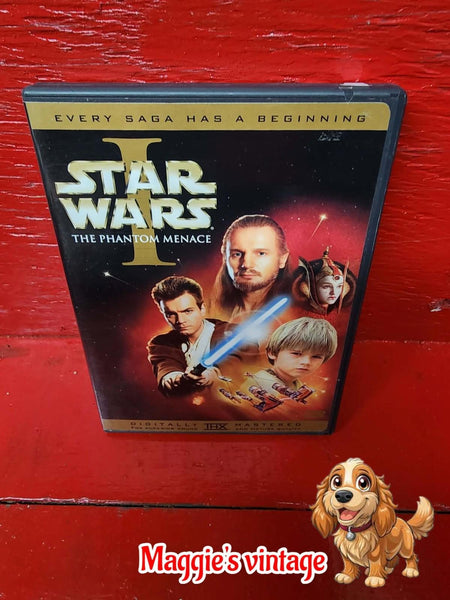 Star Wars the Phatom Menace dvd movie *BILINGUE DISC LIKE NEW*