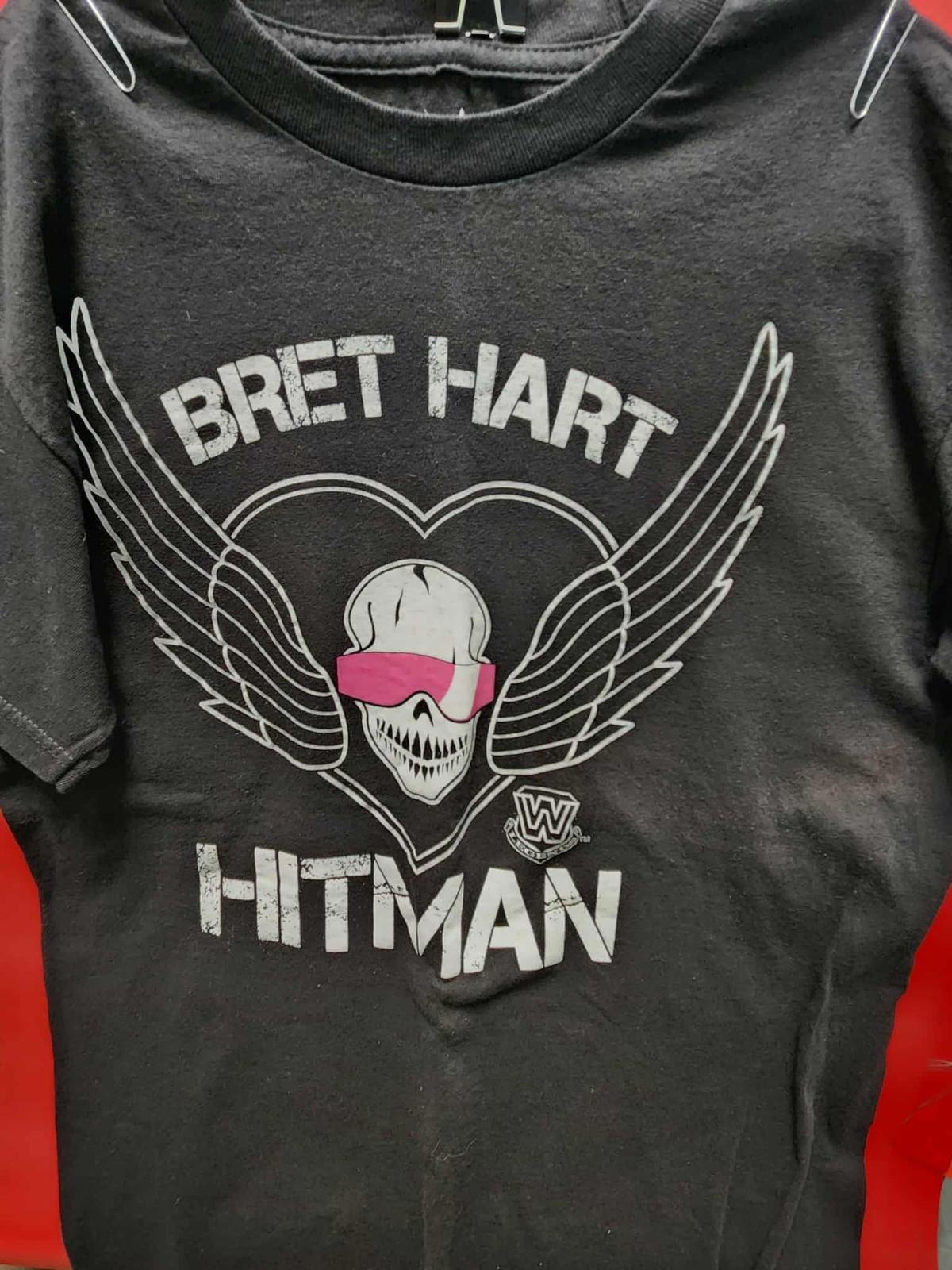 2015 WWE LEGENDS SHIRT-BRET HITMAN HART-SIZE medium