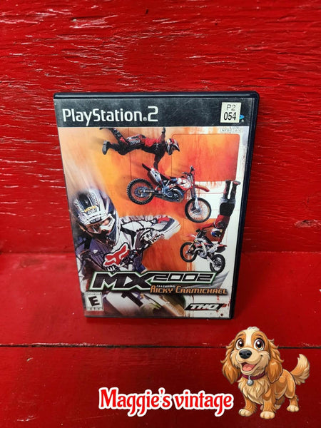 MX 2002  FEATURING RICKY CARMICHAEL   PS2 CIB *DISC LIKE NEW*