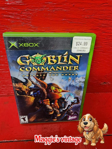 Goblin Commander Complete Microsoft Xbox * CIB  DISC LIKE NEW*