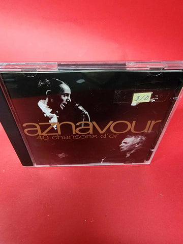 40 chansons d'or [Audio CD] Charles Aznavour *DISC ARE LIKE NEW*