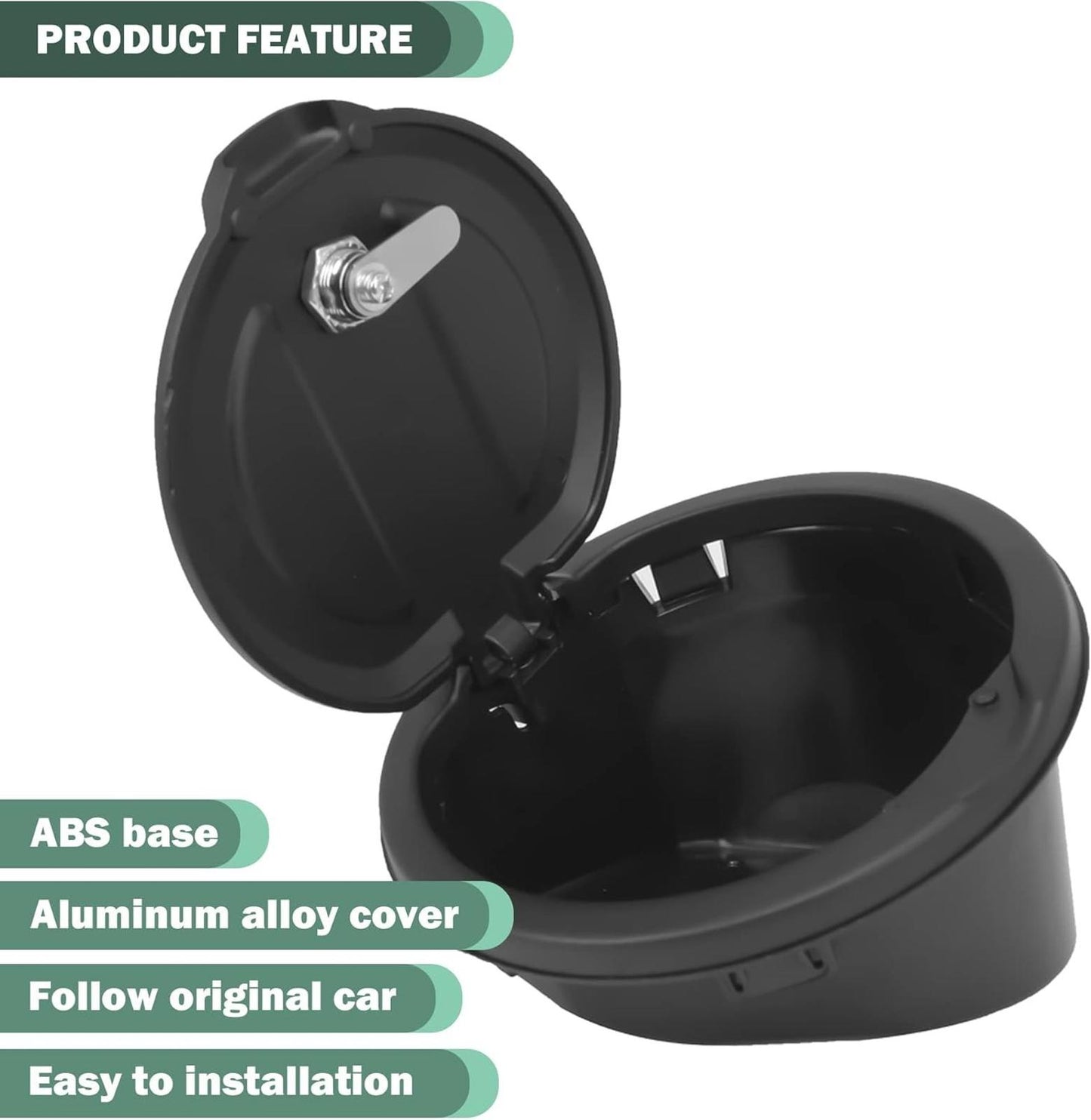 luminum Alloy Gas Cap Tank Fuel Filler Door Cover for 2018-2022 Jeep Wrangler JL