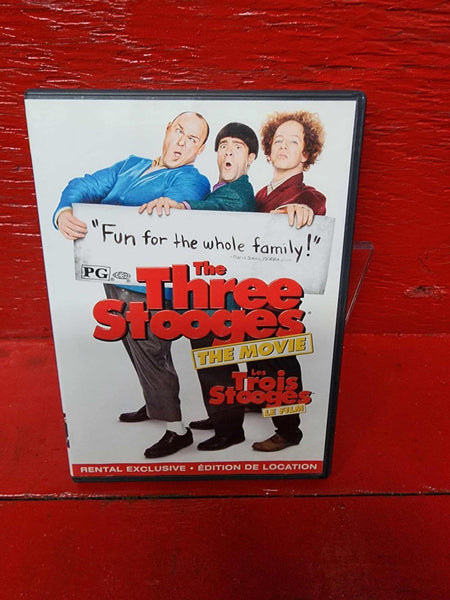 The Three Stooges / LES TROIS STOOGES : The Movie (DVD) *BILINGUE DISC LIKE NEW*