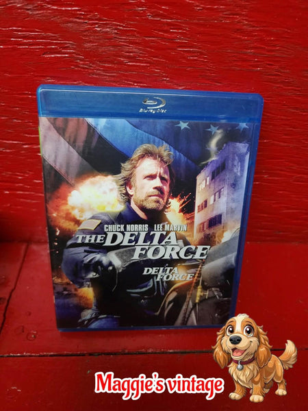 The DELTA FORCE 1986 Blu-ray Chuck Norris Lee Marvin *BILINGUE DISC LIKE NEW*