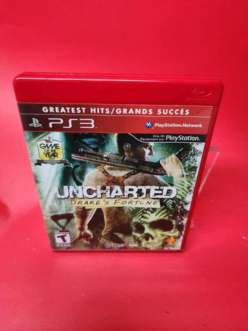 Uncharted: Drake's Fortune  Greatest Hits PS3 Not For Resale *CIB LIKE NEW*