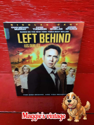 Left Behind / Les oubliés (Blu-ray, 2015) With Slipcover*BILINGUE DISC LIKE NEW*