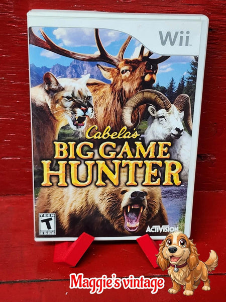 Cabela's Big Game Hunter (Nintendo Wii, 2007) *CIB COMPLETE DISC LIKE NEW*