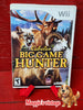 Cabela's Big Game Hunter (Nintendo Wii, 2007) *CIB COMPLETE DISC LIKE NEW*