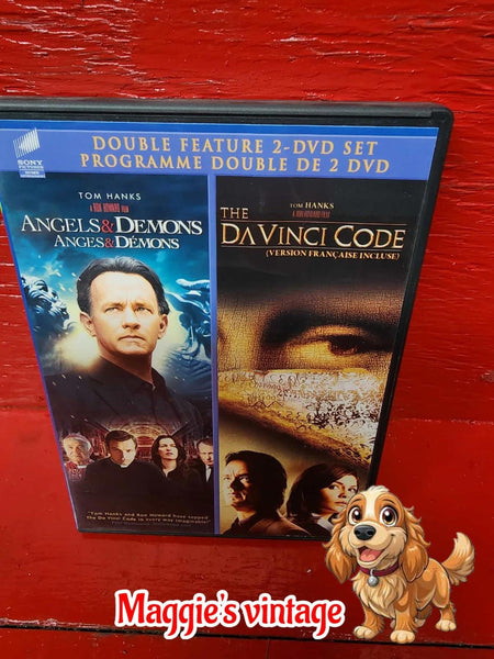 Angels & Demons / The Davinci Code (DVD, 2 Disc set) *BILINGUE DISC LIKE NEW*