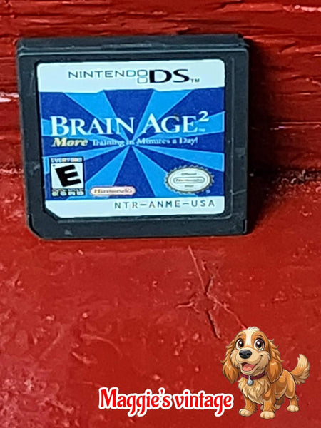 Brain Age 2: More Training in Minutes a Day (Nintendo DS, 2007) Cart