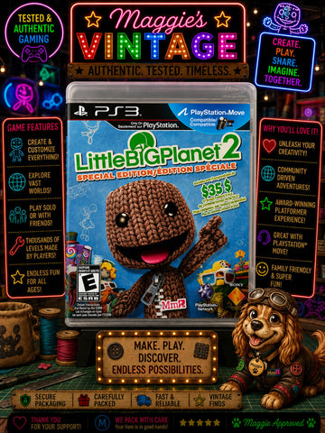 Little Big Planet 2 - Special Edition (Sony PlayStation 3) PS3 CIB DISC LIKE NEW
