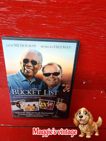The Bucket List (DVD, 2008) *BILINGUE DISC LIKE NEW*